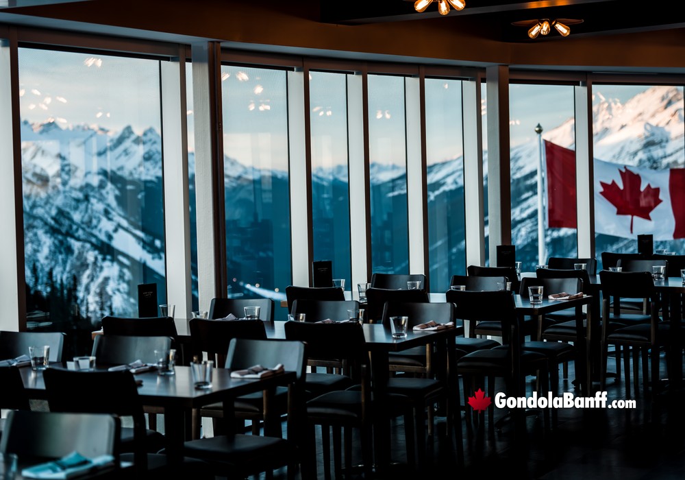 Banff Gondola Winter Nightrise The Northern Lights Alpine Kitchen