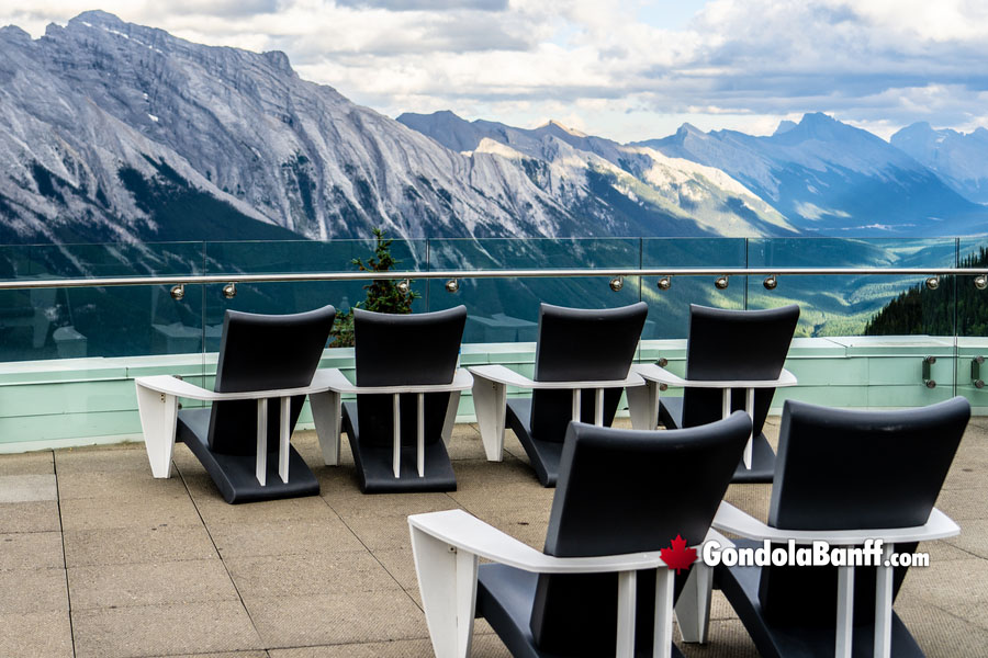 Banff Gondola Patio View