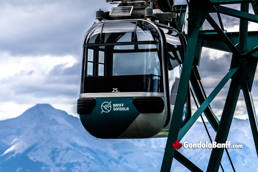 Close Look at a Banff Gondola Car