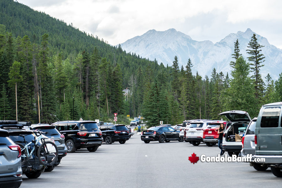 Parking Area at the Gondola