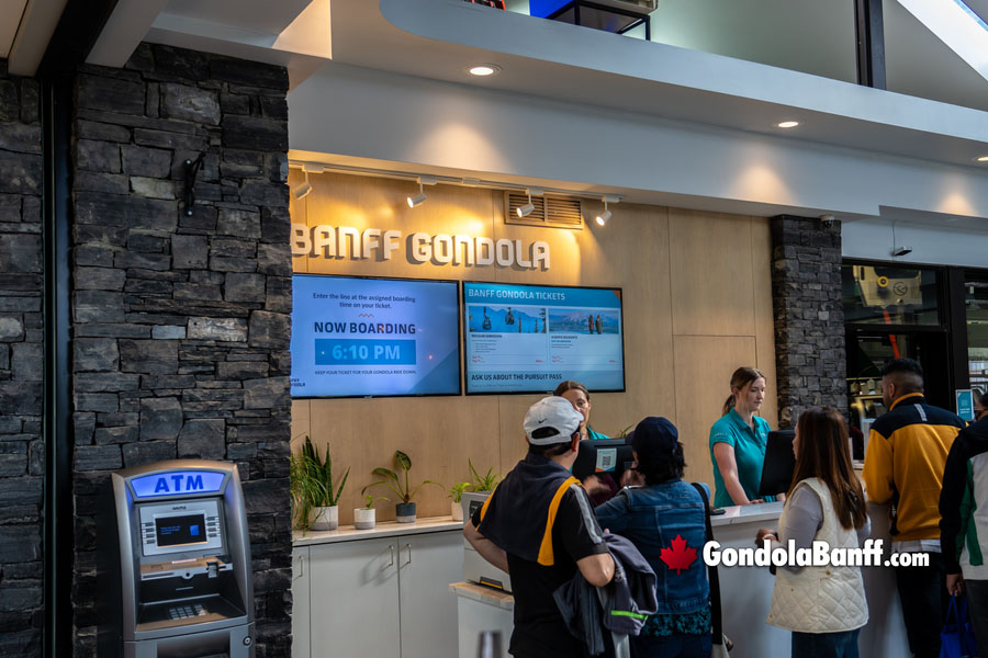 Banff Gondola Reception Area