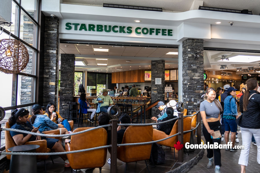 Banff Gondola Starbucks Details