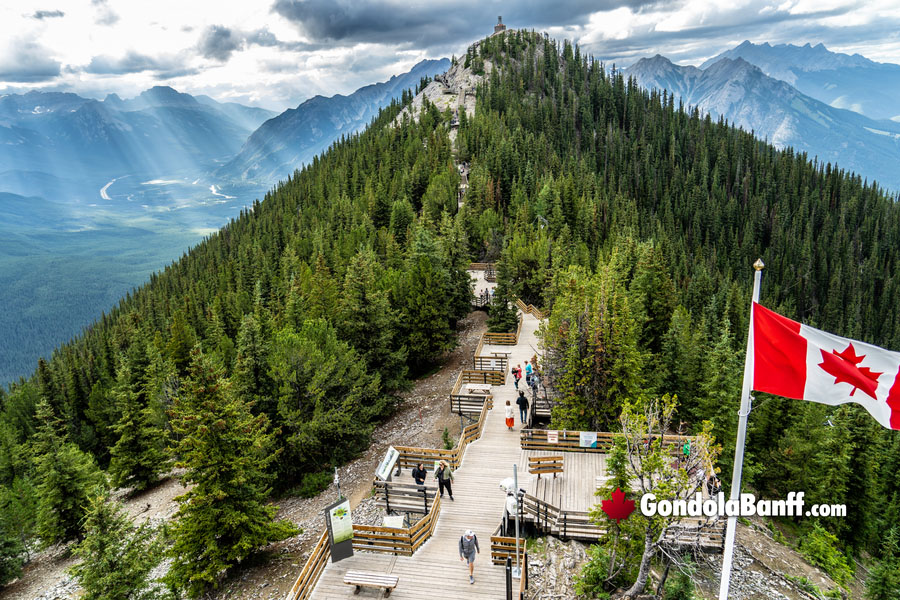 The Banff Gondola Sulphur Boardwalk Details