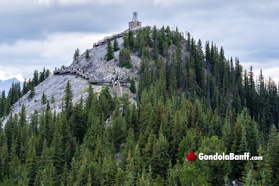 Banff Gondola Sulphur Boardwalk Hike Altitude