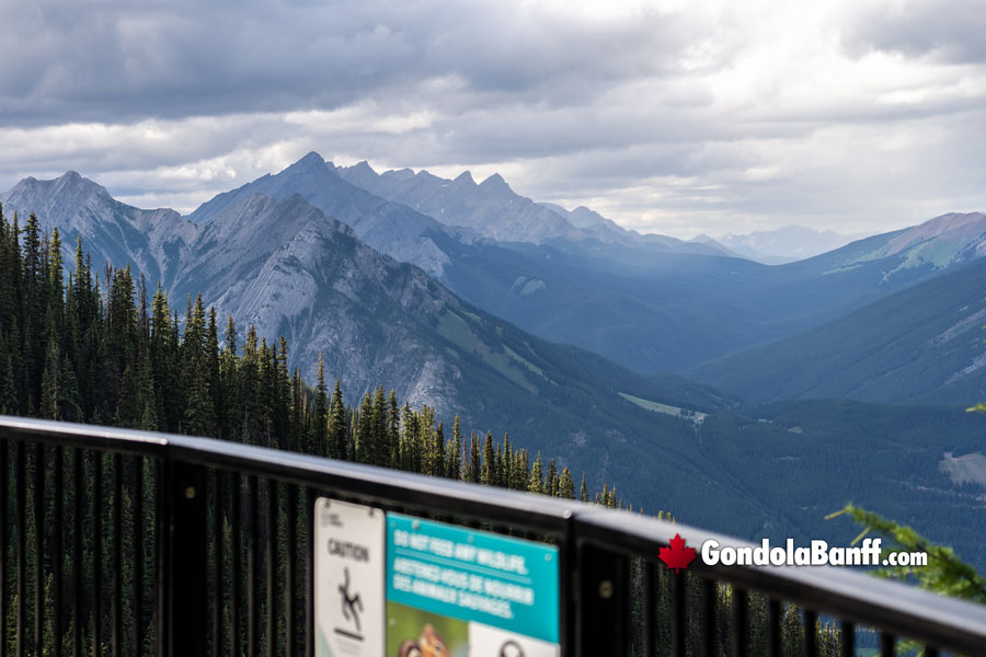 Incredible 360 Degree Panoramic Views on Top of Sulphur Mountain