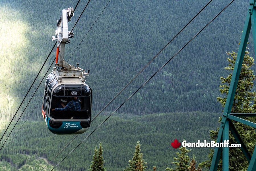 Banff Gondola Breathtaking Ascent up Sulphur Mountain