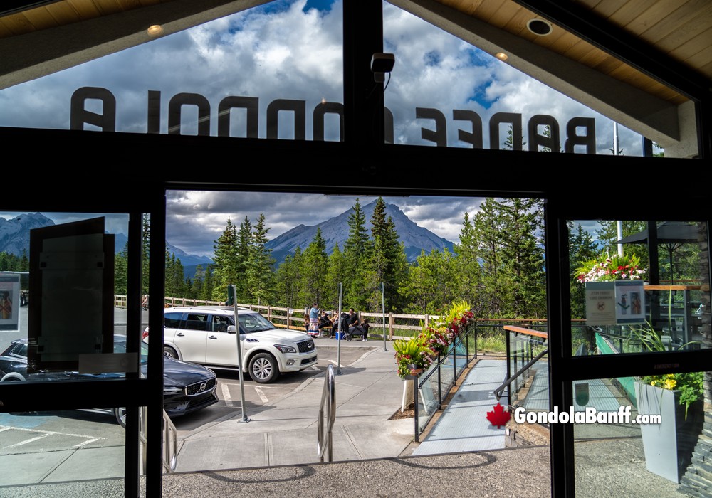 Lower Terminal Entrance Banff Gondola
