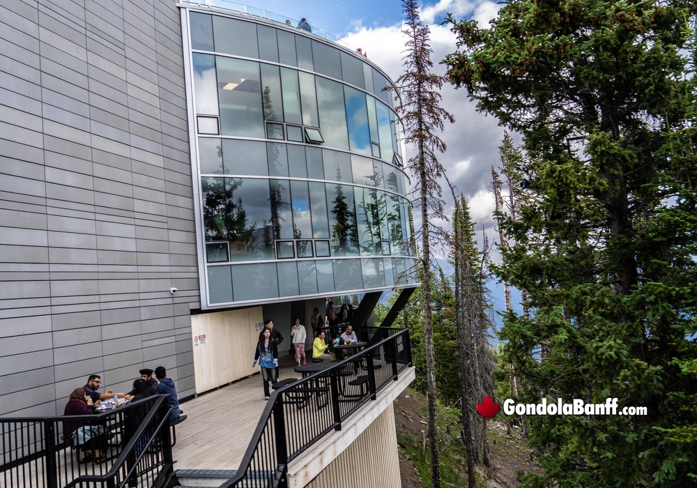 Upper Terminal View from Banff Gondola