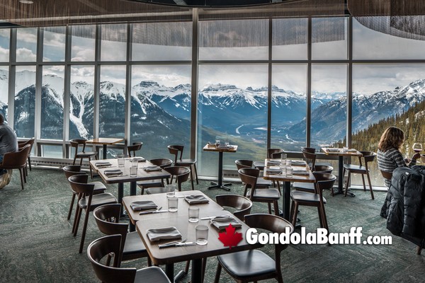 The Banff Gondola Newly Renovated Sky Bistro