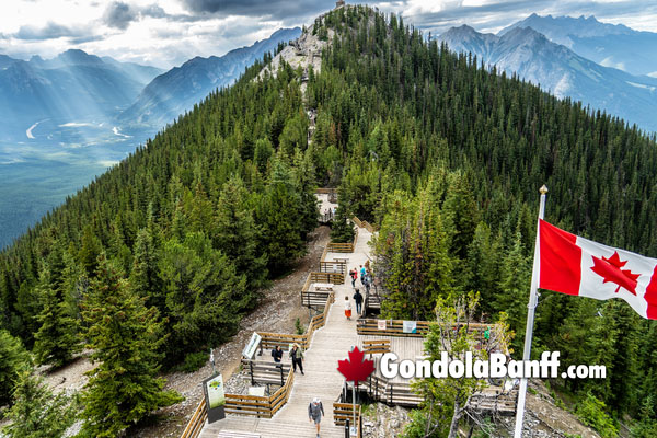 Banff Gondola Sulphur Mountain Boardwalk Hike