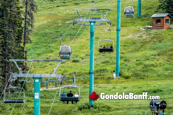 Lake Louise Open Air Summer Chairlift