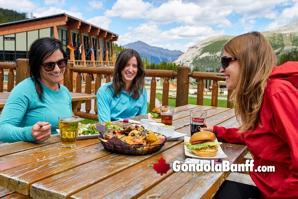 Dining at Banff Sunshine Village
