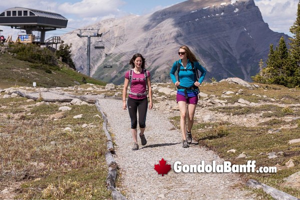 Hiking near Banff Sunshine Gondola